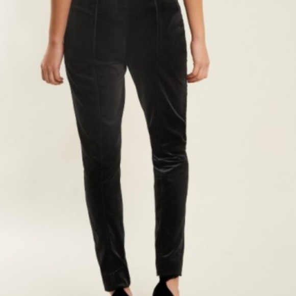 Diane Von Furstenberg High-Waist Skinny Velvet - Picture 2 of 5